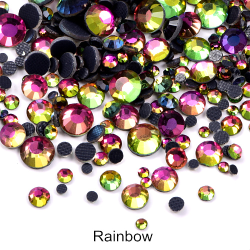 Rainbow Color Hotfix DMC Rhinestone