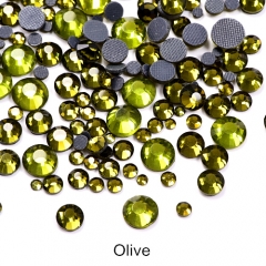 Olive Color Hotfix DMC Rhinestone