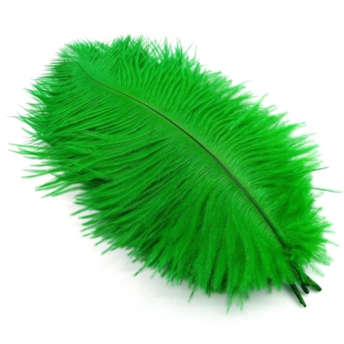 Grass Green Ostrich Feathers