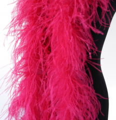10Plys Hot Pink Ostrich Feather Boa