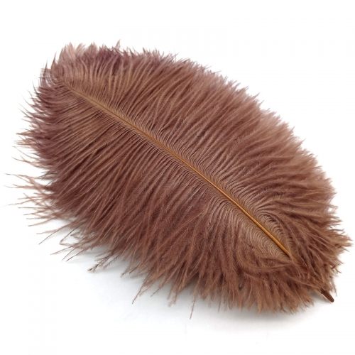 Dark Brown Ostrich Feathers