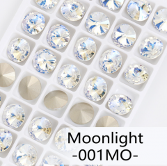 001MO Moonlight Rivoli Fancy Pointback Rhinestone