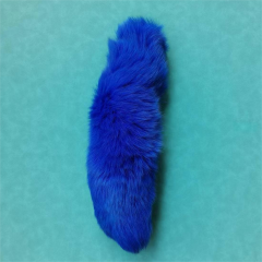 40cm Blue Real Foxtail Accessories