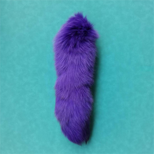 40cm Purple Real Foxtail Accessories