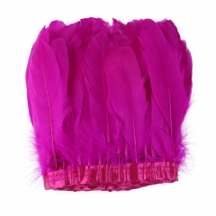 Hot Pink Goose Feathers Trims