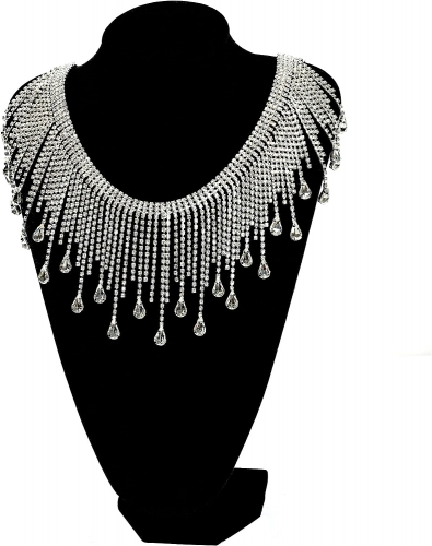 Rhinestone Fringe Trim for Jeans Clothing Accessories DIY Decoration