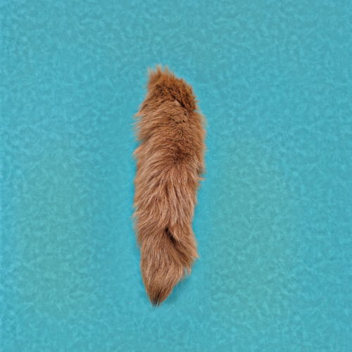 40cm Brown Real Foxtail Accessories