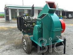 Mobile diesel wood chipper ship to USA