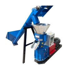 Small pellet press line for wood sawdust,animal feed pellets