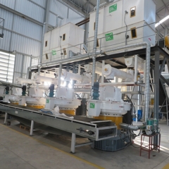 3-4TPH XGJ850 High efficient biomass wood pellet machine