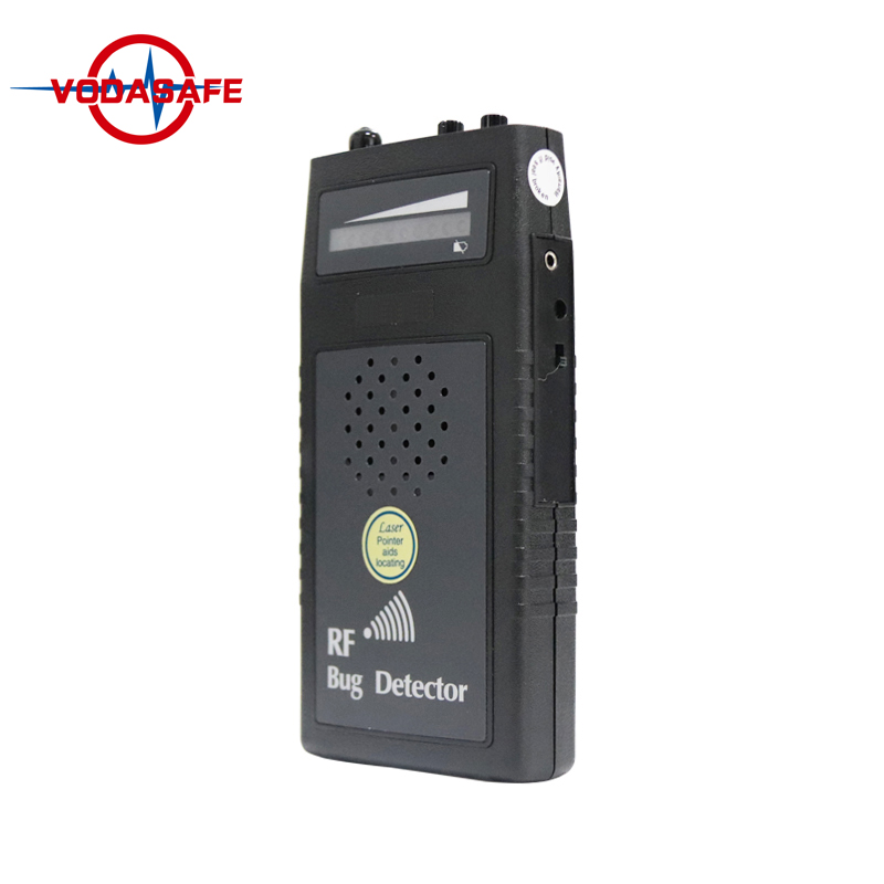 RF bug detector with Acoustic display + Plug-in Lens Finder + Laser-assisted direction indication VS-7LP,5G Jammer