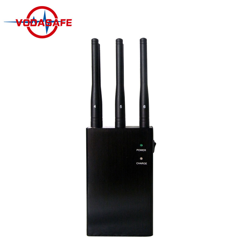 Handheld 6 GPS Tracker Signal Jammer With Network Signal Blocking and 2G3G4G5G Signals