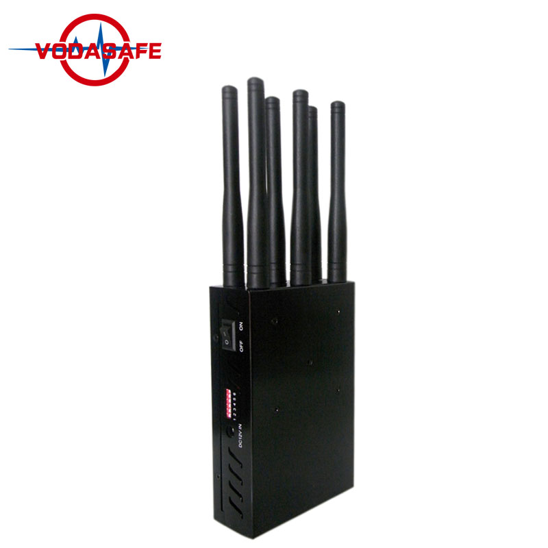 Brouilleurs noirs de signal de véhicule d'antenne du Shell 6 avec le blocage de traqueurs de GSM / GPS