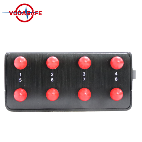 Classic 8 Antennas Vehicle Jammer For Vehicle Trackers With Recharage Battery