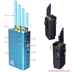 Handheld Jammer GPS Tracking System Built-in Fan with Good Cooling System