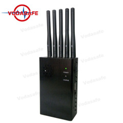 Портативный 5 Антенна 3G 4G Сотовый телефон Jammer, GPS Jammer, Портативный мобильный GSM-сигнал WiFi Мобильный Jammer