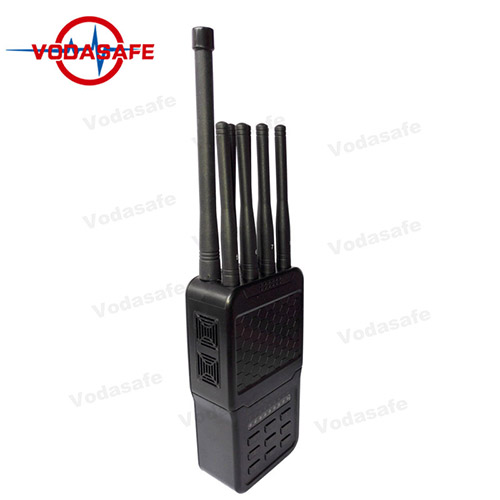Compromised cell-phone jammers roller | Handheld Eight Antennas Wifi Signal Disruptor With 15M Network Signal Blocking