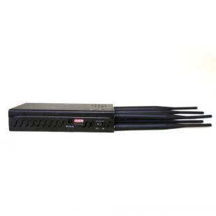 6 Antennas Jammer for GPS/Lojack/WiFi /3G/4G Cellphone/GPS/Glonass/Galileol1-L5 Tracking Device