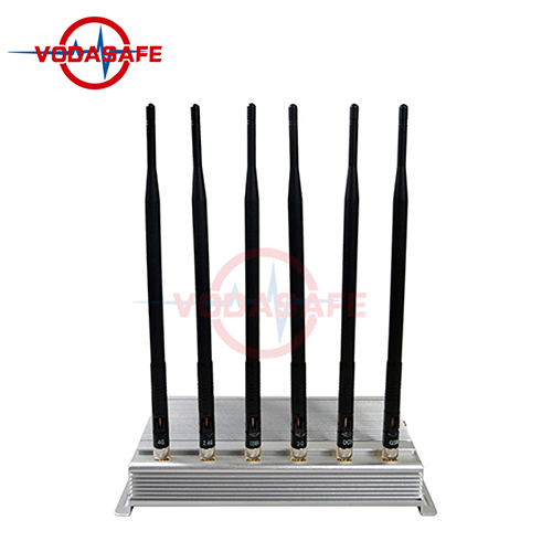 Room Using 6 Antennas Wifi Signal Jammer With 40 Jamming Range