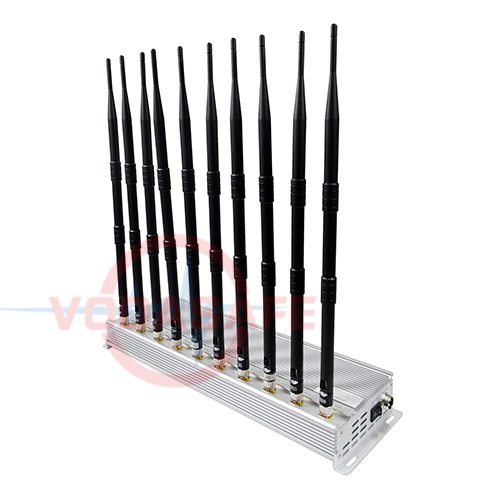 23W 10Bands Wifi Signal Stopper avec jusqu'à 10 antennes de signaux Service Customzied