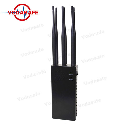 Neueste Handheld 6 Antennen Jammer für GPS Tracker / Lojack / WiFi / Handy 3G / 4G bis zu 30m