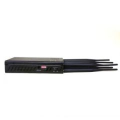 Último Handheld 6 Antenas Jammer para GPS Tracker / Lojack / WiFi / Cellphone 3G / 4G hasta 30 m