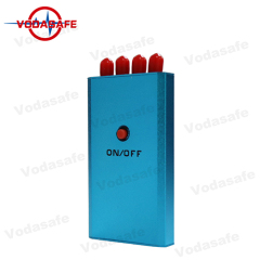 Scrambler de teléfono azul de bolsillo de color bloqueando señales CDMA / GSM / 3G / Wi-Fi / Bluetooth
