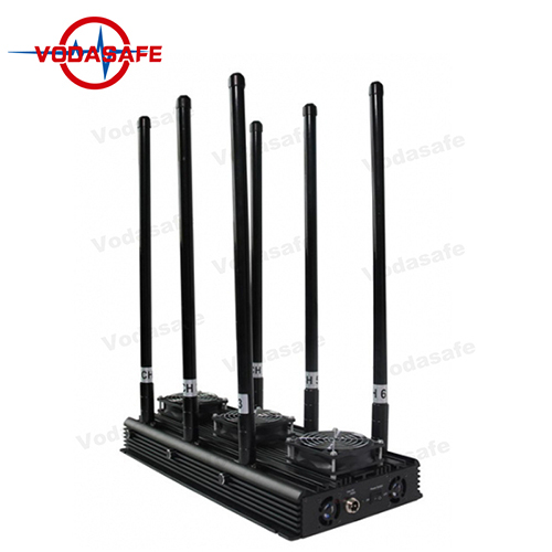 Alta potencia Seis antenas Wifi Red señal tapón diseñado para UAVs