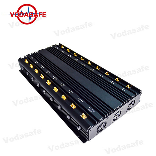 18 Антенна Мощный WiFi / GPS / VHF / UHF / 3G Jammer мобильного телефона, GSM / CDMA / 2G / 4GLTE Пульт дистанционного управления 315/433 / 868MHz