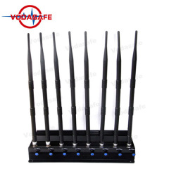 3.5kgLight Weight 8 Antennen Handy Kamera Blocker mit 2,4 GHz 5,8 GHzRemtoe Steuersignal Blockierung