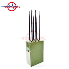 Military Mobile Jammer Mobile Signal GPS VHF / UHF Radio Lojack / Walkie-Talkie Control remoto del coche Jammer