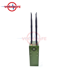 Bloqueur de signal de téléphone portable Manpack pour téléphone portable CDMA / GSM / 3G2100MHz / 4glte / VHF / UHF Radio / RC315 / 433/868 MHz