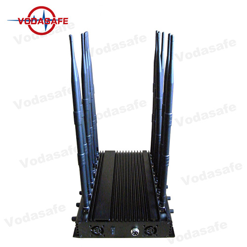 Tapón de la señal de Wifi del rango de los 50M Jamming con el bloqueo de GPSL3 + L4 3G / 4G / VHF / UHF Wifi 2.4G