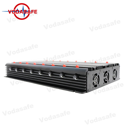 42W 16 Antenas GPS WiFi Bluetooth Lojack UHF VHF 3G 4G teléfono Jammer, RC433 / 315 / 868MHz Jammer