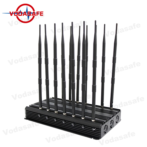 Dispositif de brouillage de réseau de 14 antennes avec blocage des signaux GSM / 2G / 3G / 4LteWifi2.4G