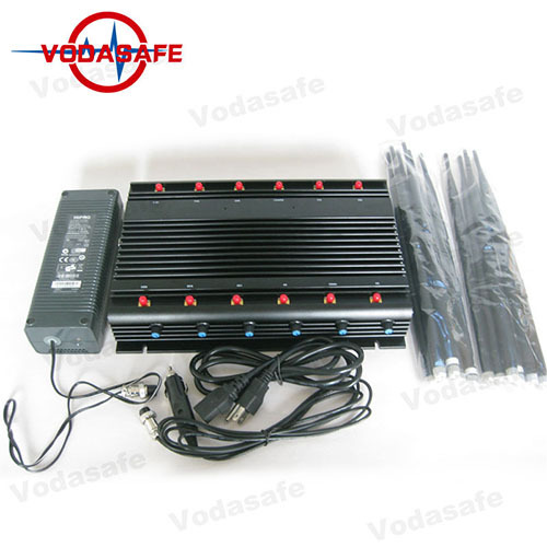 High Power Jammer for GPSL3+L4 3G/4G/VHF/UHF, RC433MHz/315MHz/868MHz Jammer