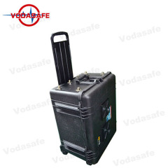 Couvercle Rayon 500-1000m, Portable 6CH Brouilleur avec Pelican Case Jammer, Drone Jammer Haute Qualité Uav Blocker à vendre
