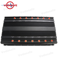 14 Antena Celular / GPS / WiFi / VHF / UHF / 4G / RC315 / 433 / 868MHz Lojack Signal Jammer / Blocker