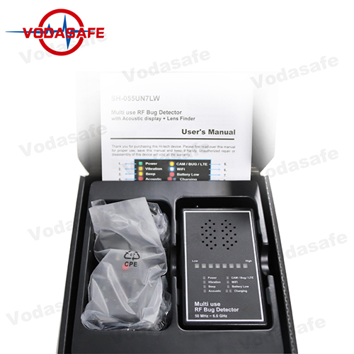 Multi Use RF Bug Detector  VSL7W With Lens Finder + Expert 3G Detection