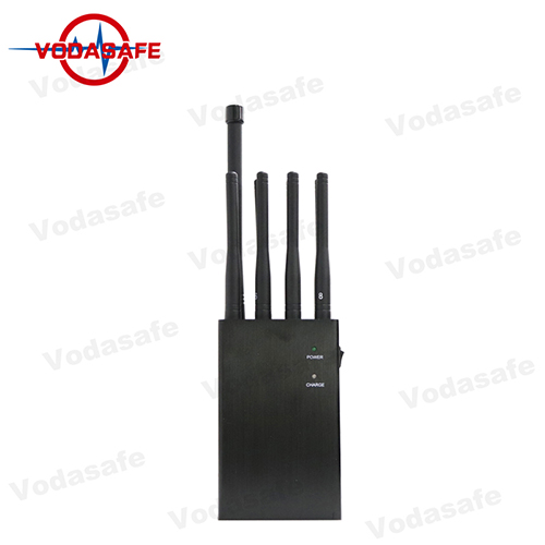 Black Color 8 Channel Handheld Vehicle Jammer/GPS Tracker Signal Blocking Device