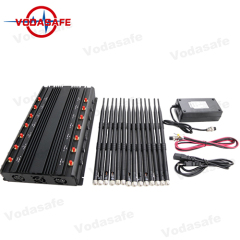 Brouilleur de véhicule de 14 antennes pour GSM / 2G / 3G / 4glte / Remote315 / 433MHz / VHF / UHF