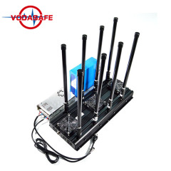 GPS/3G/4G 8 Channel Vehicle Jammer Work for UHF/VHF/Wi-Fi/2.4G/Bluetooth