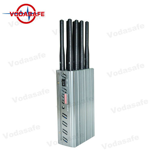 Handheld 8 Antennen Fahrzeug Jammer mit 2G / 3G / 4G / GPS / Lojack Signale blockieren