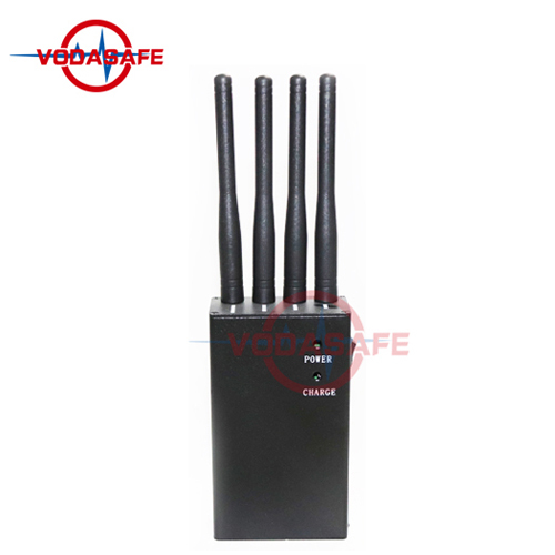 Bloqueador de GPS portátil de mano para vehículos 4 Antena CDMA / GSM / 3G UMTS / 4glte