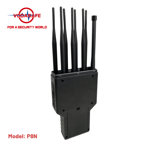 Schwarze Farbe acht Antennen Mobile Frequency Blocker mit Telefon-Netzwerk-Blockierung