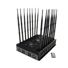 160W 16 Antennas Signal Jammer 2g 3G 4G 5G WiFi Lo...