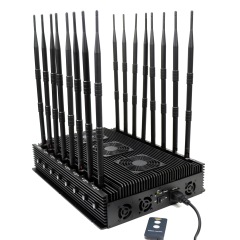 6-10W/Band 12 Antennes Signal Jammer 2g 3G 4G WiFi Lojack GPS Long Range