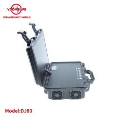 Anti-Drone Brouilleur portatif WiFi GPS Drone avec une portée de 500-1000m