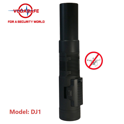 Vodasafe Portable Flashlight Anti Drone Jammer for Jamming RC2.4G 5.8g Gpsl1