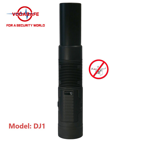 Vodasafe Portable Flashlight Anti Drone Jammer for Jamming RC2.4G 5.8g Gpsl1